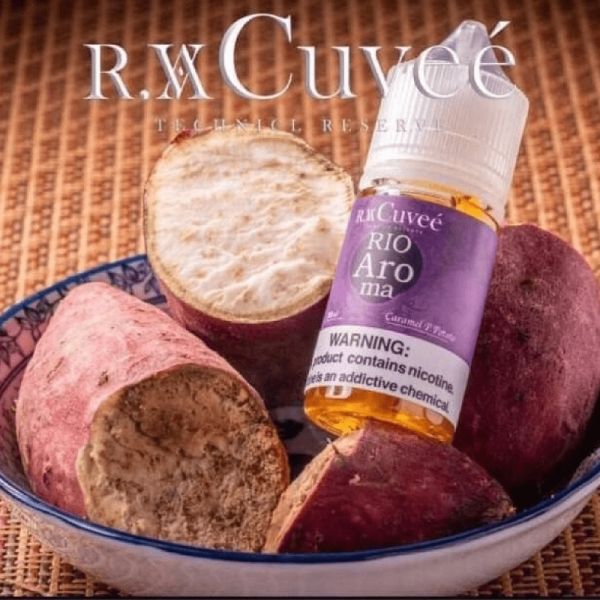 Rio Aroma焦糖紫薯 Rio Aroma 30ml(0mg/30mg)-系列 烏龍茶 核桃菸草 奶酪菸草 焦糖紫薯 煙油|30ml 電子煙煙油推薦 台灣