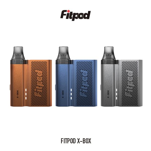 Fitpod X-Box斯萊克四代小方盒 新版本斯萊克 觸摸操作 通用斯萊克一代Omario Slyeek/二代INVC Slyeek S 斯萊克空倉0.8/1.2Ω vaporgo3.com