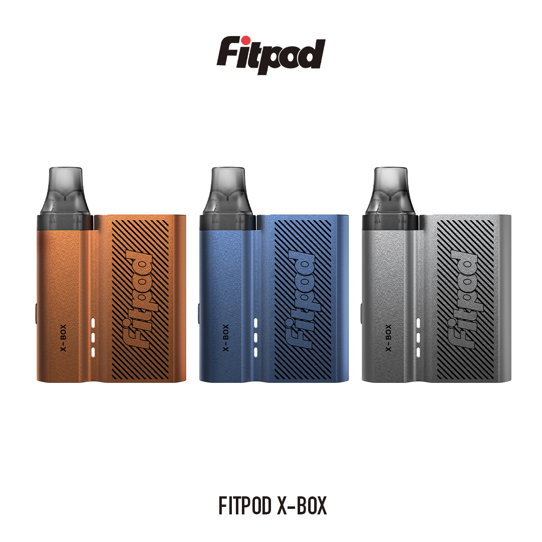 Fitpod X-Box斯萊克四代小方盒 新版本斯萊克 觸摸操作 通用斯萊克一代Omario Slyeek/二代INVC Slyeek S 斯萊克空倉0.8/1.2Ω vaporgo3.com